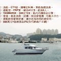 CT1級遊艇型漁船、總噸位9.36、總長41尺5、船員6人、單船拖網漁業、